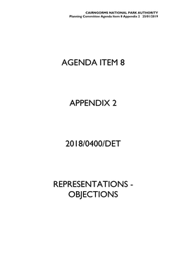 Agenda Item 8 Appendix 2 2018/0400/Det