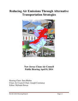 Reducing Air Emissions Through Alternative Transportation Strategies