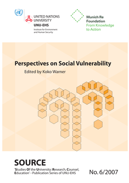 Perspectives on Social Vulnerability Edited by Koko Warner