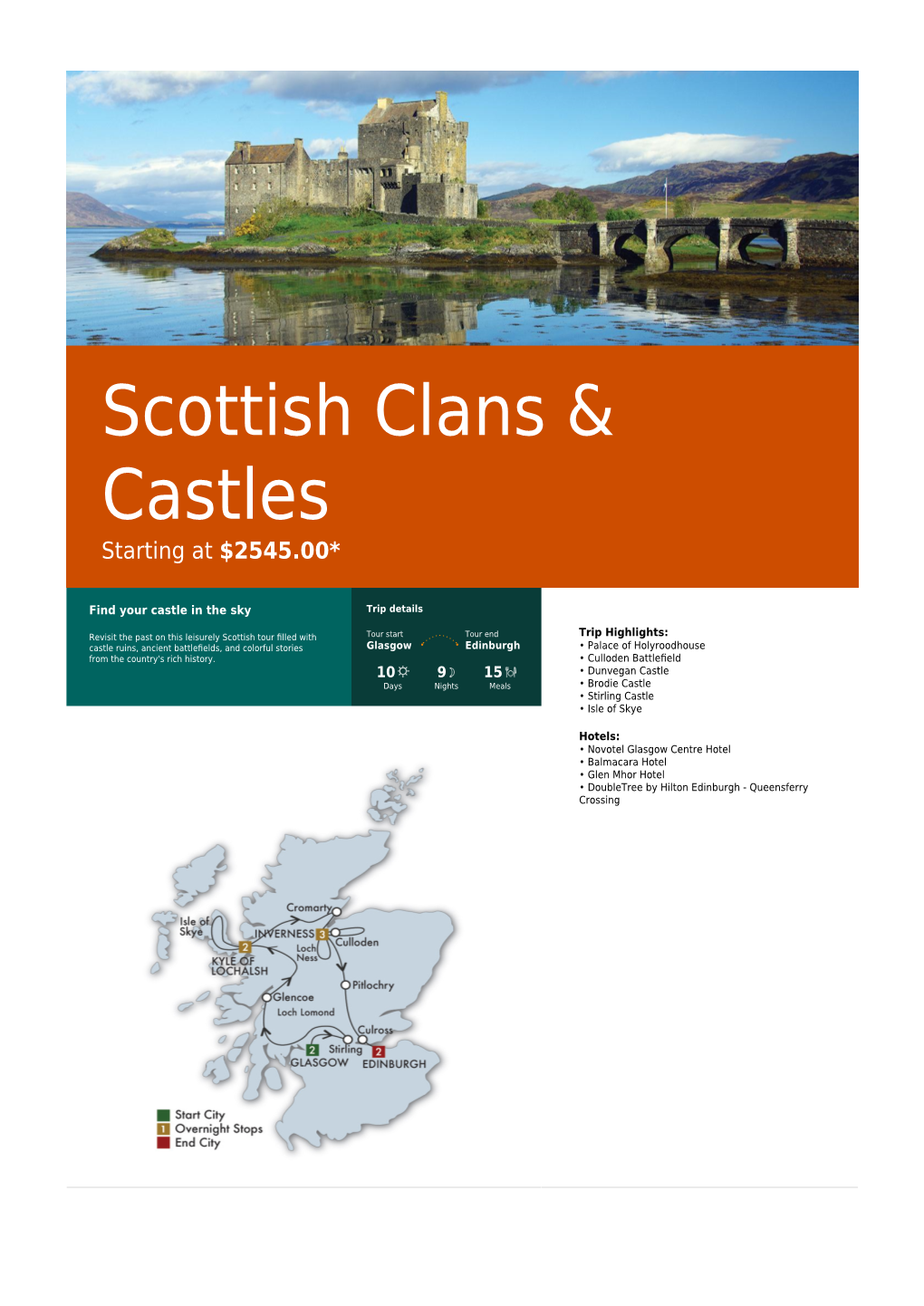 Scottish Clans & Castles