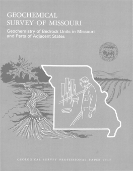 Bedrock Units in Missouri and Parts of Adjacent States