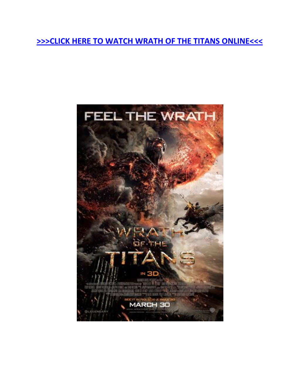 CLICK HERE to WATCH WRATH of the TITANS ONLINE<<<