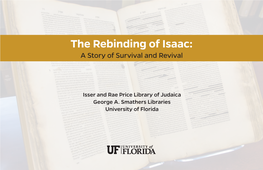 The Rebinding of Isaac: a Story of Survival and Revival