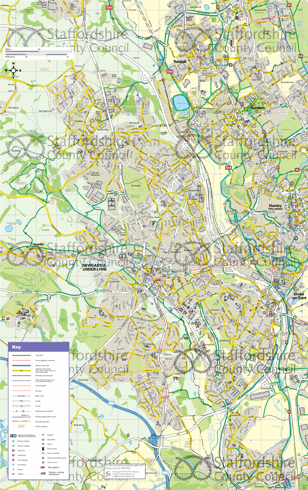 NEWCASTLE- UNDER-LYME Stoke -On-Trent Hanley Burslem Tunstall