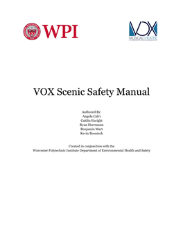 VOX Scenic Safety Manual