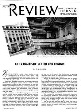 An Evangelistic Center for London