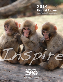 Annual Report Blank Park Zoo Foundation, Inc