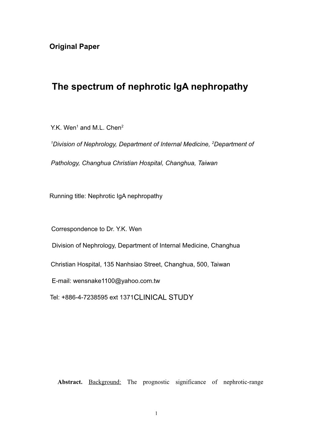 Tubulointerstitial Nephritis and Uveitis with Fanconi Syndrome in an Akylosing Spondylitis