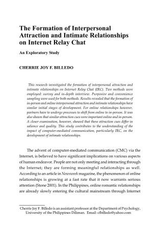 The Formation of Interpersonal Attraction and Intimate Relationships on Internet Relay Chat