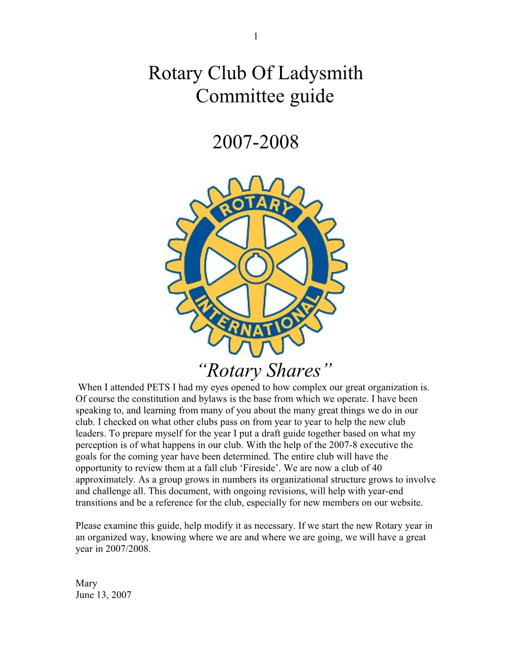 Rotary Club of Ladysmith