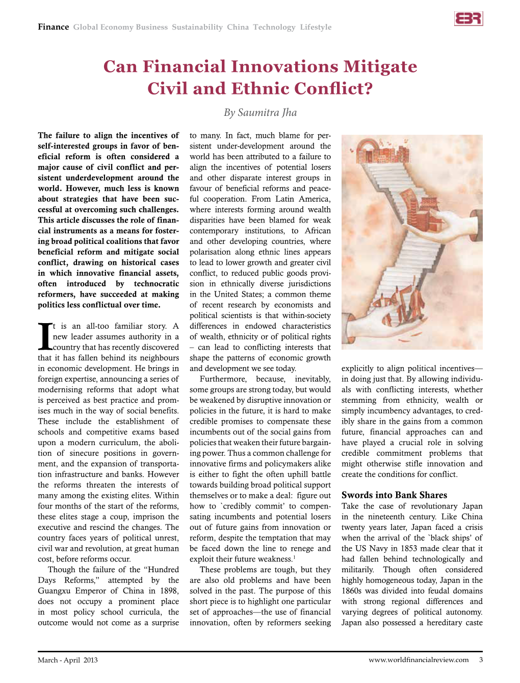Can Financial Innovations Mitigate Civil and Ethnic Conflict? by Saumitra Jha