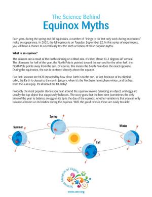 Equinox Myths