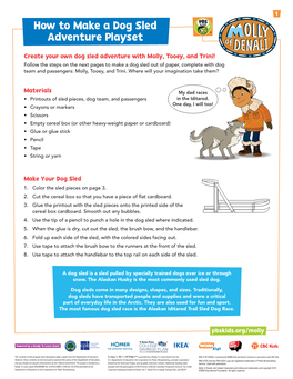 How to Make a Dog Sled Adventure Playset