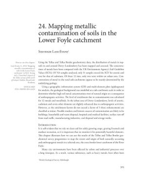 24. Mapping Metallic Contamination of Soils in the Lower Foyle Catchment