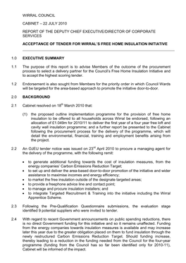 Home Insulation Scheme PDF 79 KB