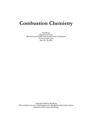 Bimolecular Reaction Rate Coefficients in the Last Lecture, We Learned Qualitatively the Reaction Mechanisms of Hydrocarbon Combustion