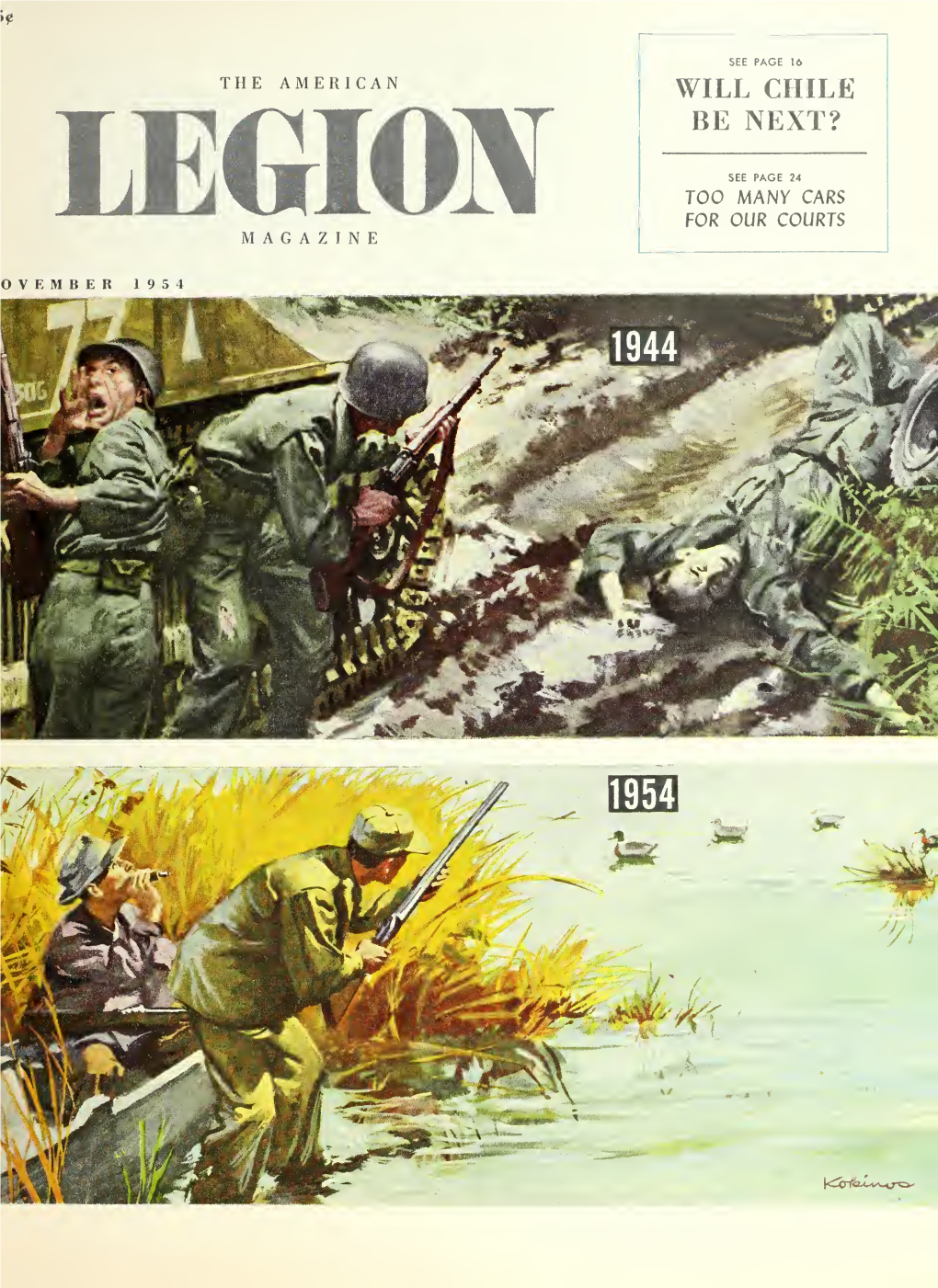 The American Legion Magazine [Volume 57, No. 5 (November 1954)]