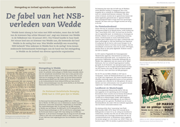 De Fabel Van Het NSB- Verleden Van Wedde