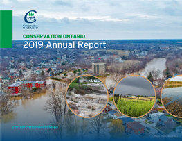 CONSERVATION ONTARIO 2019 Annual Report
