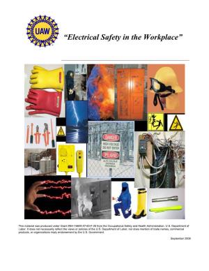 “Electrical Safety in the Workplace”