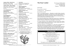 The Vicar's Letter