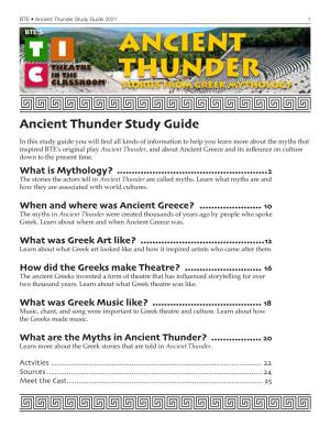 Ancient Thunder Study Guide 2021 1