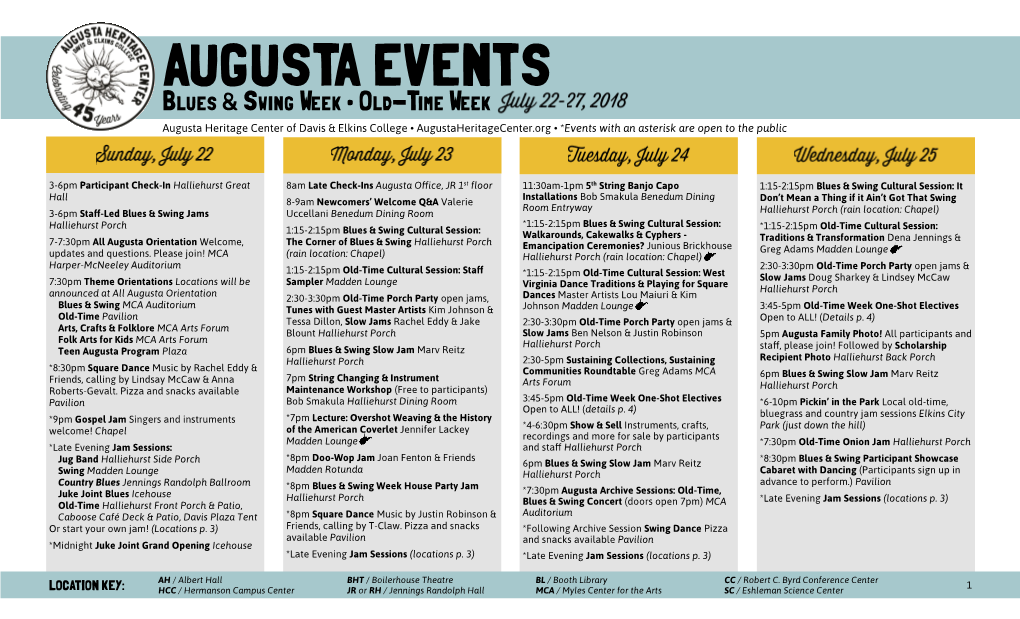 Augusta Events