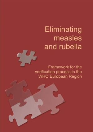 Eliminating Measles and Rubella