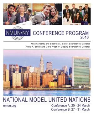 Conference Program 2016