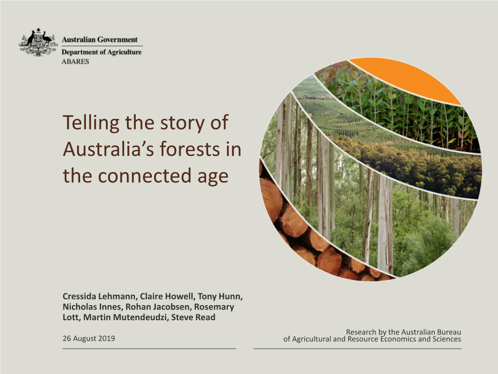 Telling the Story of Australia's Forests in the Connected