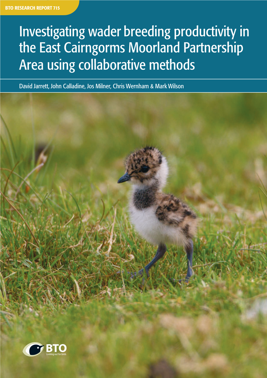 Investigating Wader Breeding Productivity in the East Cairngorms Moorland Partnership Area Using Collaborative Methods