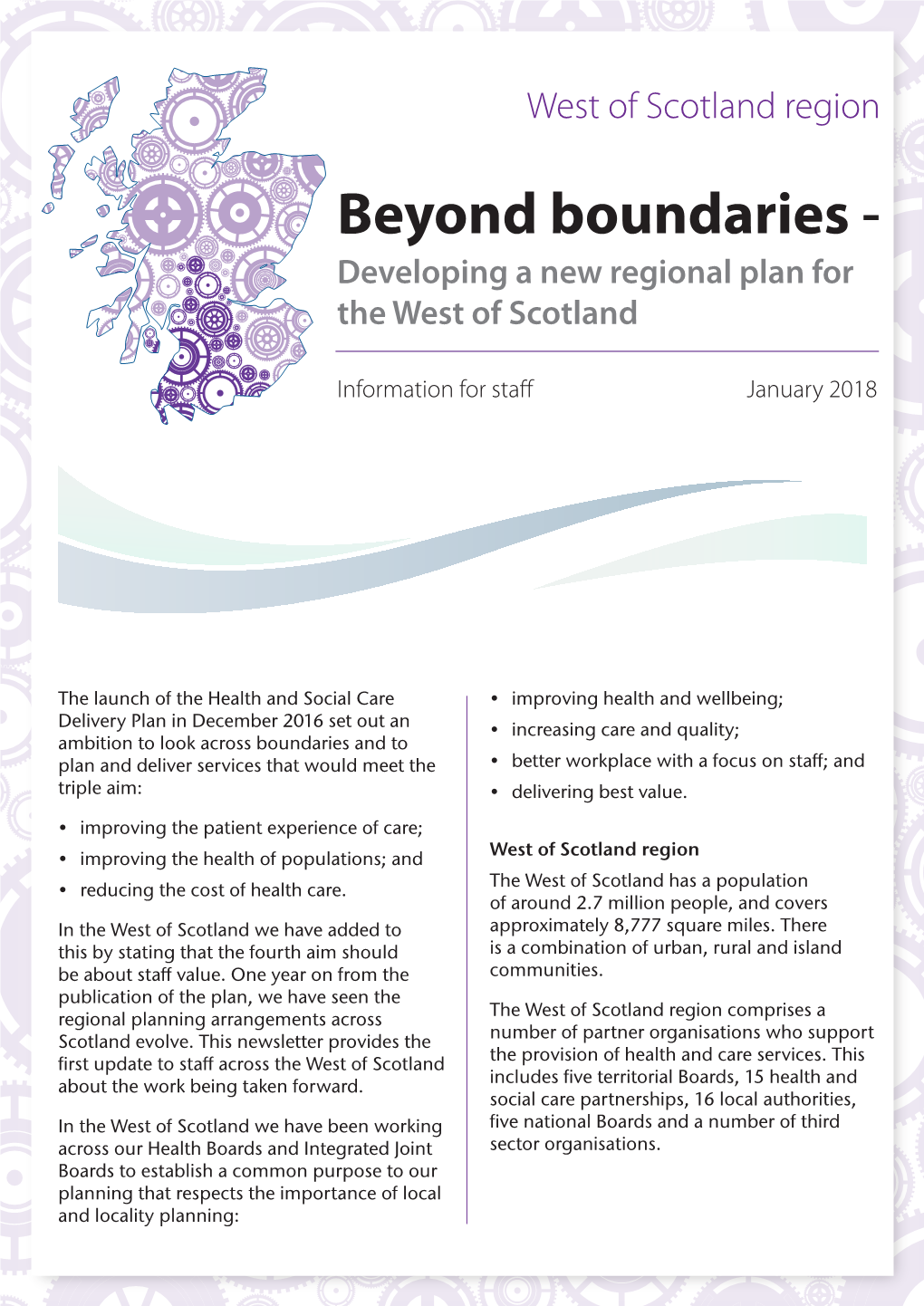 Beyond Boundaries - Developing a New Regional Plan for the West of Scotland