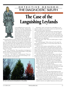 The Case of the Languishing Leylands