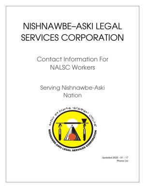 Nishnawbe–Aski Legal Services Corporation