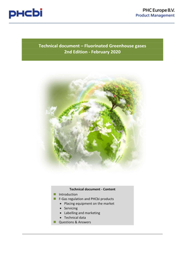Technical Document – Fluorinated Greenhouse Gases 2Nd Edition - February 2020