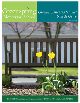 Greenspring Montessori Style Guide