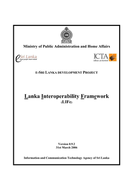 Lanka Interoperability Framework (Life)