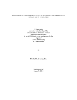 A Dissertation Submitted to the Faculty of the Graduate School of Arts And