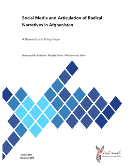 Social Media and Articulation of Radical Narratives in Afghanistan