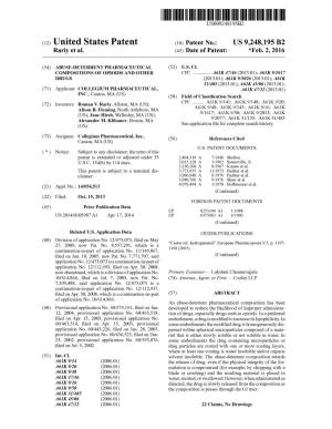 (12) United States Patent (10) Patent No.: US 9.248,195 B2 Rariyet Al