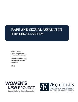Rape and Sexual Assault In