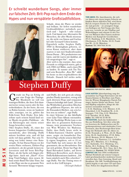 Stephen Duffy, Furt/M., 11.12