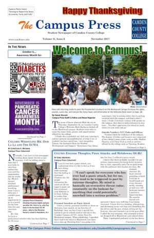 Campus Press November 2017 Online Edition