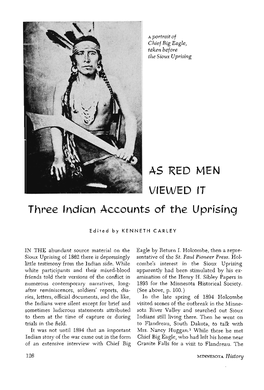 Three Indian Accounts of the Uprising
