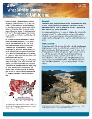 What Climate Change Means for California