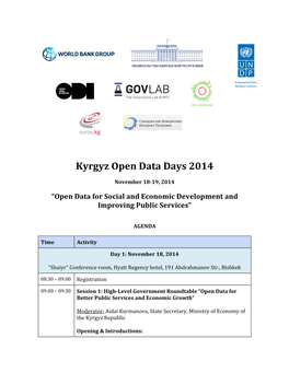 Kyrgyz Open Data Days 2014