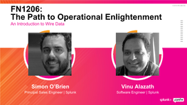 FN1206: the Path to Operational Enlightenment