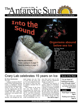 The Antarctic Sun, November 19, 2006