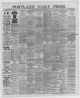 Portland Daily Press: May 16,1888