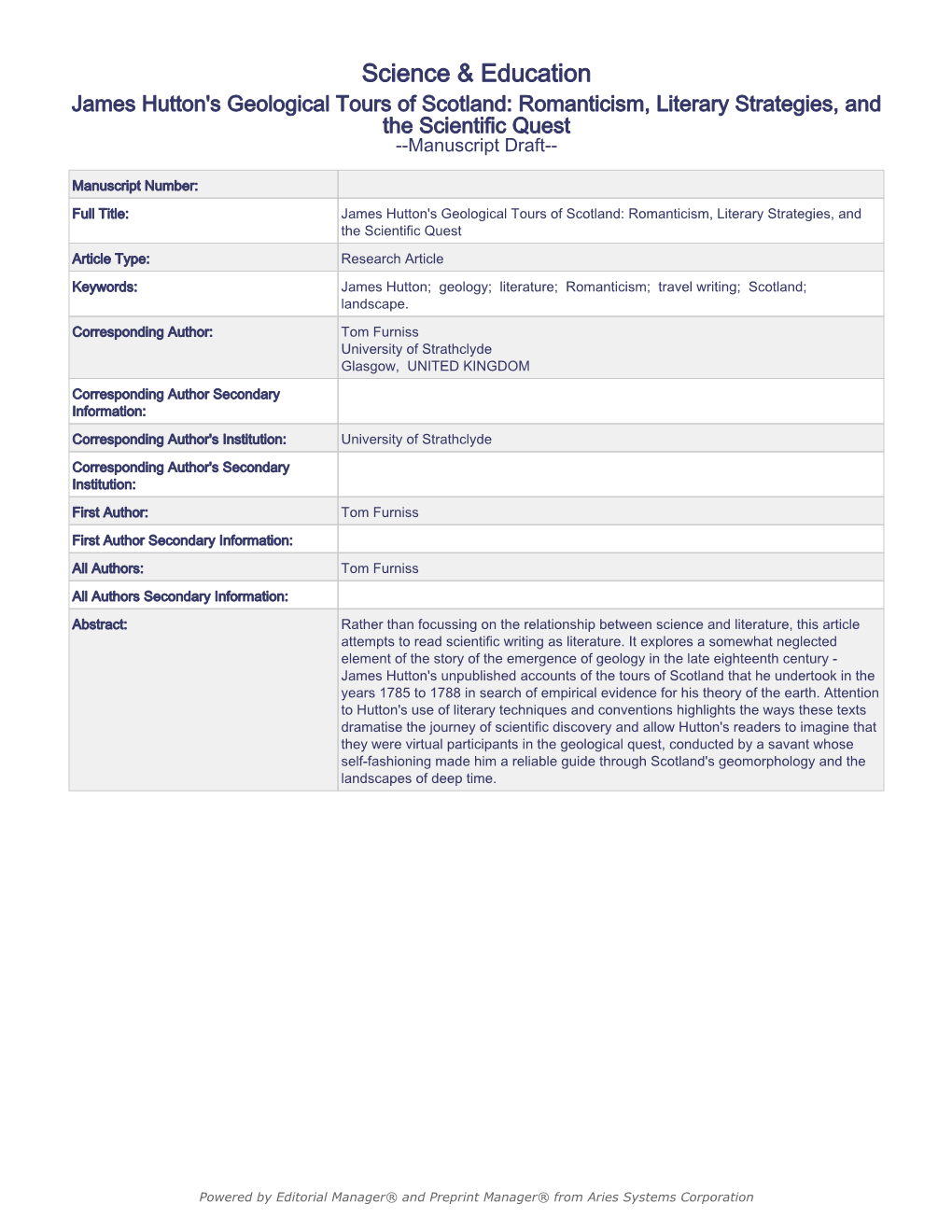 Hutton S Geological Tours 1